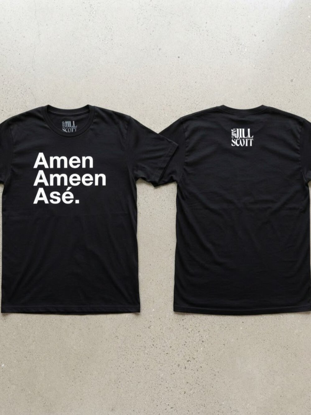 Jill Scott Amen Ameen Asé Tour 2026 Black T-Shirt S-4XL